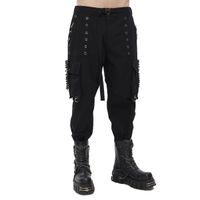 DEVIL FASHION - Herrenhose - Angry Inch Punk Studded S