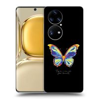 Silikónový prehľadný obal pre Huawei P50 - Diamanty Black