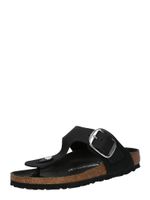 BIRKENSTOCK Japanke 'Gizeh LEOI'  crna / srebro