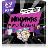 Pampers Ninjamas Pyjama Pants hlačne plenice za pižamo 27-43 kg Hearts 9 kos