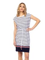 Dámské šaty HEAVY TOOLS Venlas modro-bílé-M