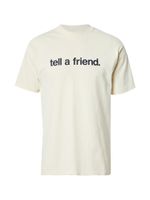 VANS Majica 'Tell A Friend'  bež / crna