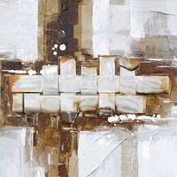 Monee OLEJOMAĽBA, abstraktné, 30/30 cm