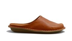 VIBAe ROMA Leather Cognac Brown Unisex - Sandale VIBAe - Smeđa - ROMALCBG-10 - Size: 10