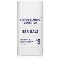 Sister's Aroma Sea Salt Deostick trdi deodorant proti neprijetnemu vonju in potenju 50 g