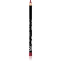 NYX Professional Makeup Slim Lip Pencil ajakceruza árnyalat Plush Red 1 g