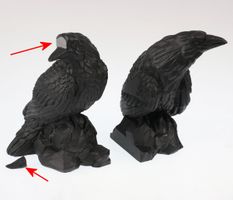 Dekoration (Buchstütze) Schwarz - BESCHÄDIGT