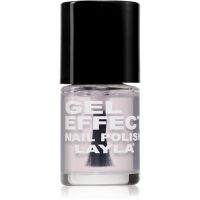 Layla Cosmetics Gel Effect gel lak za nokte bez korištenja UV/LED lampe nijansa n. 19 Top Coat 10 ml