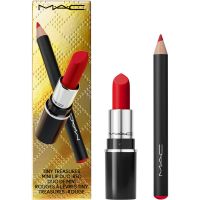 MAC Cosmetics Holiday Tiny Treasures Mini Lip Duo ajándékszett Red (az ajkakra) árnyalat