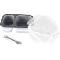 Zopa Silicone Lunch Box Large набір посуду Dove Grey 21x15 cm 1 кс