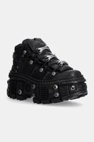 New Rock sneakers din piele Crust Negro + Tank Casco Negro culoarea negru, M-WALL106-S25