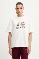 Miss Sixty oversize tričko dámske s prímesou ľanu
