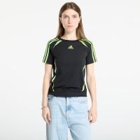 Koszulka adidas Teamgeist Adicolor Slim Jersey Black/ Signal Green S