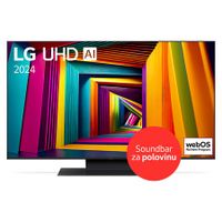 43''- LG UHD AI- UT91- 4K Smart TV-webOS24