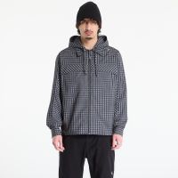 Φούτερ ROA Aair Floweave Printed Check Long Sleeve Hooded Shirt Anthracite XL