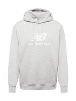 new balance Sweater majica 'Essentials'  siva melange / bijela