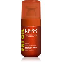 NYX Professional Makeup Fat Oil Body hranilno olje za telo ki dodaja hidracijo in sijaj z vonjem Caramelt Mami 70 ml