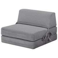 Livetastic ROZKLADACIE KRESLO, textil, sivá