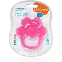 BabyOno Be Active Gel Teether прорізувач Pink Flower 1 кс