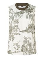 MORE & MORE Bluza 'Jungle'  kaki / prljavo bijela