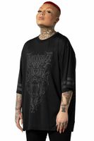 Unisex-T-Shirt (Jersey) KILLSTAR - Mega Meh Mesh - Schwarz XS
