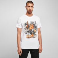 T-shirt Urban Classics Vintage Ballin Tee White XXL