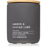 Vila Hermanos Concrete Amber & Caviar Lime lumânare parfumată 240 g