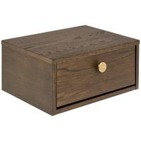 MID.YOU NOČNÝ STOLÍK, tmavý dub, 40/18/30 cm