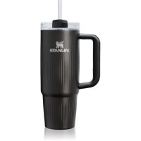 Stanley Quencher H2.O FlowState™ Fluted Tumbler tumbler z nehrdzavejúcej ocele s rúrkou stredný Black PVD 890 ml