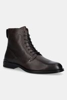 Kožené topánky Tommy Hilfiger CORPORATE HILFIGER LTH ZIP BOOT