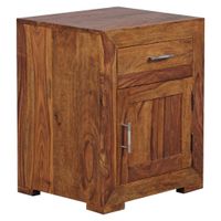 MID.YOU NOČNÝ STOLÍK, indický palisander, farba indického palisandra, 50/60/40 cm