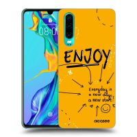 Silikónový čierny obal pre Huawei P30 - Enjoy