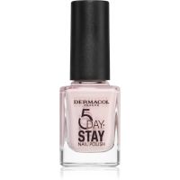 Dermacol 5 Day Stay hosszantartó körömlakk árnyalat 07 Tea Rose 11 ml