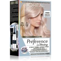 L’Oréal Paris Préférence Le Blonding Toner kislinski toner za nevtralizacijo medeninastih podtonov odtenek 02 Pearl Blonde 1 kos