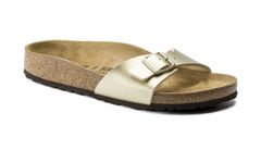 Birkenstock Madrid Birko-Flor Gold Regular Fit