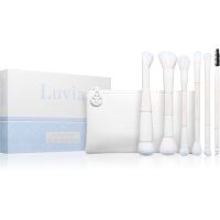 Luvia Cosmetics Duo Voyage potovalni set čopičev s torbico Blue Horizon 7 kos