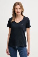 Pepe Jeans Bavlnené tričko Pepe Jeans MACY V-NECK