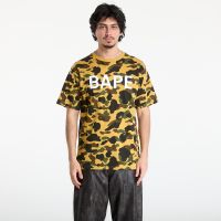 T-shirt A BATHING APE 1St Camo Bape Rhinestone Tee UNISEX Yellow XL