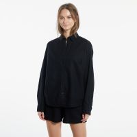 Koszula Urban Classics Ladies Linen Mixed Oversized Shirt Black M