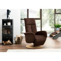 Sit & More RELAXAČNÉ KRESLO, textil, mokka