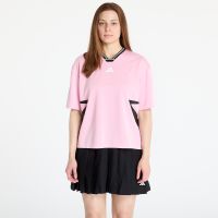 T-shirt adidas Tiro Cut 3 Stripes Color Block Boyfriend T-Shirt True Pink/ Black/ White S