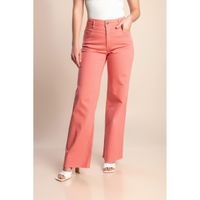 Baumwollhose Mit Hoher Taille, Rosa