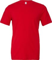 Bella+Canvas Vypasovné slim fit měkčené tričko v unisex střihu Barva: Červená, Velikost: M CV3001