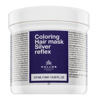 Kallos Silver Reflex Hair Mask maska neutralizująca do włosów siwych i platynowego blondu 275 ml