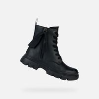 Geox Junette Girl czarne botki do kostki
