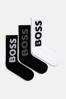 BOSS ponožky pánske 3P QS Rib Logo CC 3-pak