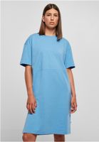 Women's dress with slit blue