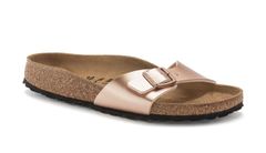 Birkenstock Madrid Birko-Flor Copper Regular Fit Ženy - Sandály Birkenstock - Růžová - 1023953-7.5 - Size: 7.5