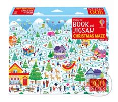 Usborne Book and Jigsaw Christmas Maze - Kate Nolan, Sam Smith - kniha z kategorie Pro děti
