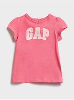 Baby šaty GAP Logo dress Ružová